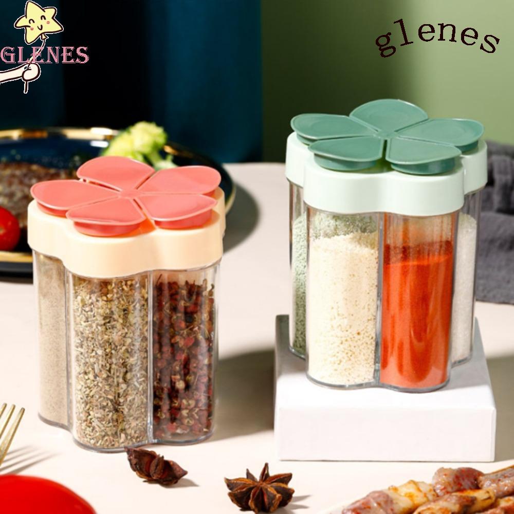 Hộp Đựng Gia Vị 5 Trong 1 Có Nắp Đậy Tiện Lợi Dành Cho Nhà Bếp