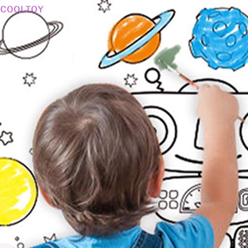 Cooltoy Cuộn Giấy Tô Màu Họa Tiết Sống Động Như Thật DIY Cho Trẻ Em