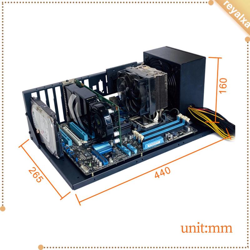 [Reyalxa] Giá Đỡ Bo Mạch Chủ Máy Tính Bền Bỉ Mở Khung Đồ Họa GPU