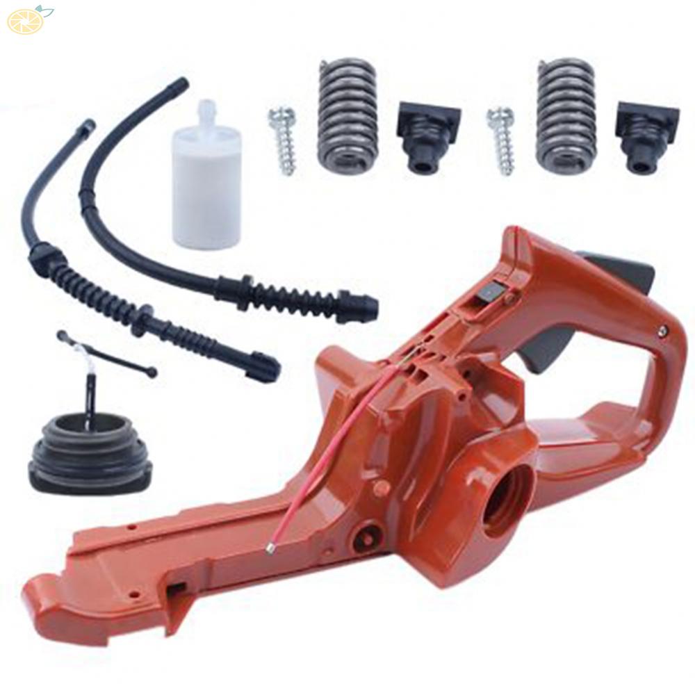 【VARSTR】Fuel Tank Rear Handle for Husqvarna 450 445 450E 445E Chainsaws with Filter and Fuel Lines