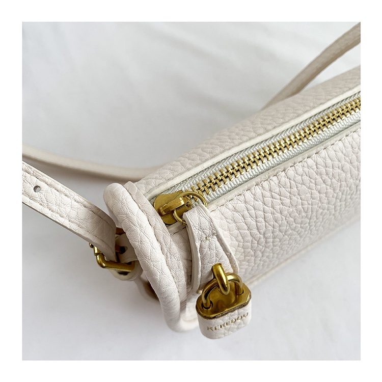 Túi Xách Đeo Vai Hình Vuông Nhỏ Họa Tiết Vỏ Trái Vải Đơn Giản Thời Trang Mùa Hè Cao Cấp Dành Cho Nữ