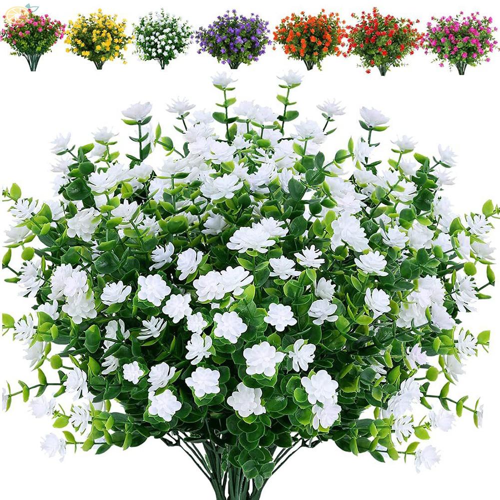 Cây Hoa Giả Bằng Nhựa Chống Tia UV Trang Trí Nhà Ở / Sân Vườn