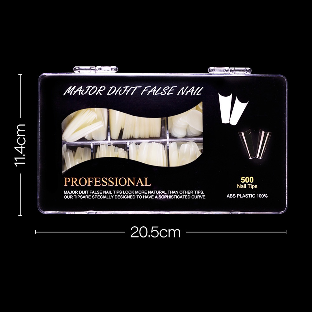 Bộ 500 Móng Tay Giả Múa Ba Lê Dùng Trang Trí