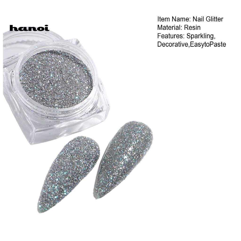 1 Hộp Bột Kim Tuyến Lấp Lánh Dùng Trang Trí Móng Tay Nghệ Thuật