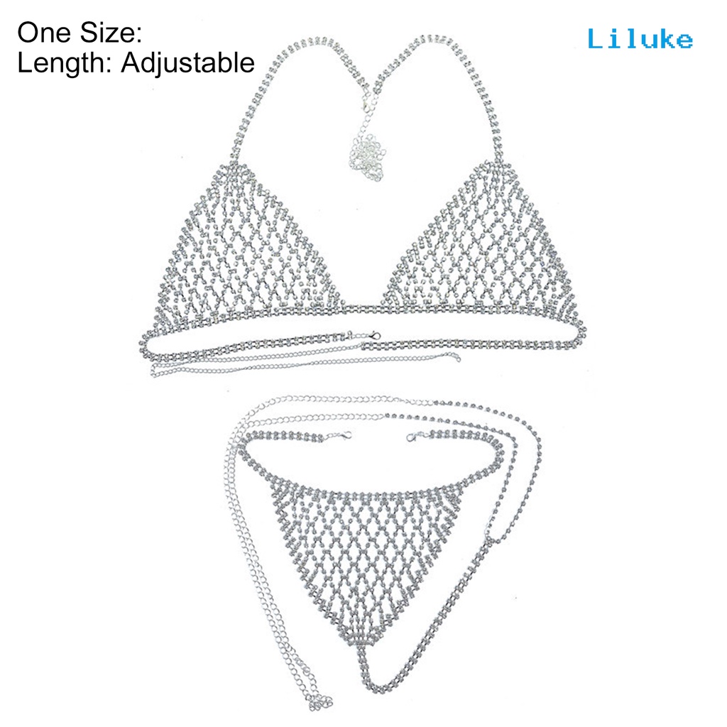 1 Bộ Bikini Mắt Xích Có Thể Điều Chỉnh Quyến Rũ Cho Nữ