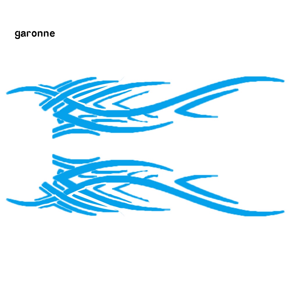 Miếng Dán Trang Trí Thân Xe Hơi Hình Ngọn Lửa 2 Bên Độc Đáo