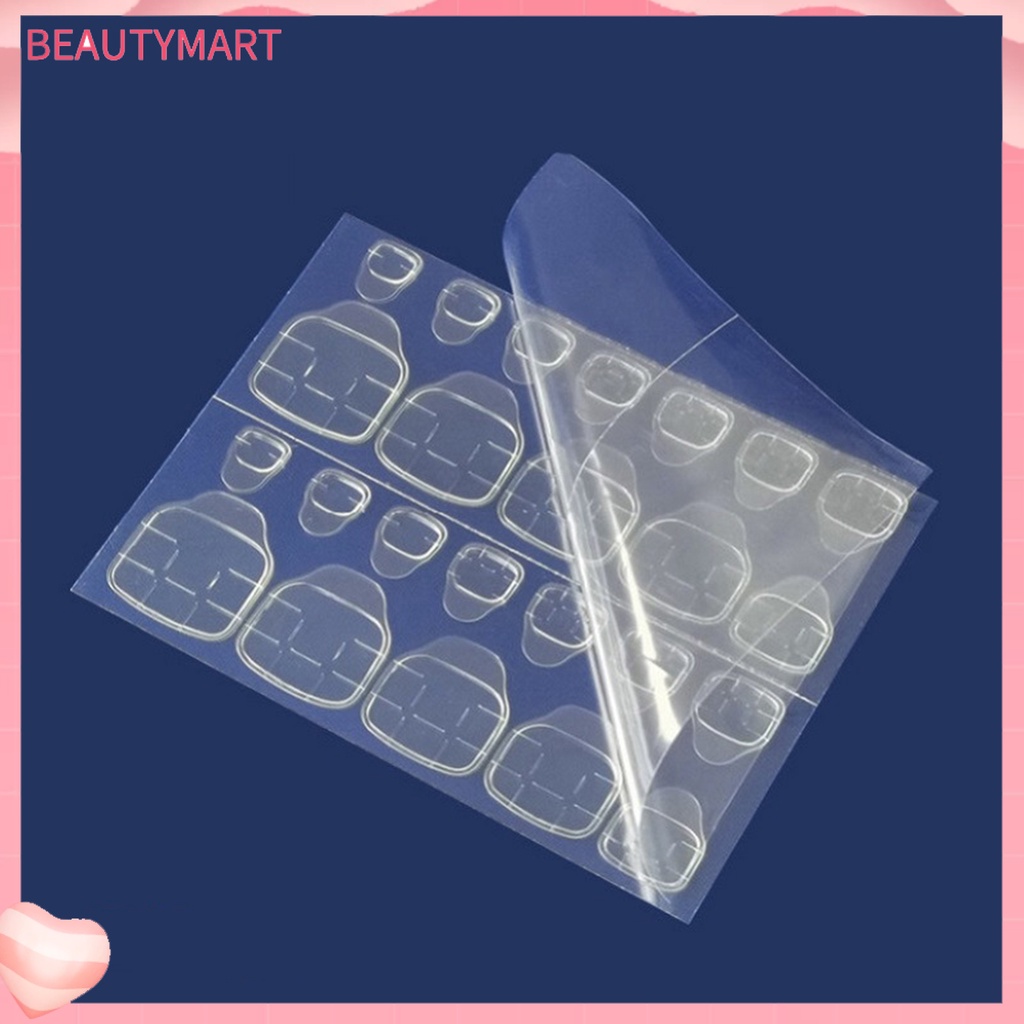 Set 50 Tấm Băng Keo Dán Móng Tay Giả Siêu Mỏng Vô Hình 2 Màu Tùy Chọn
