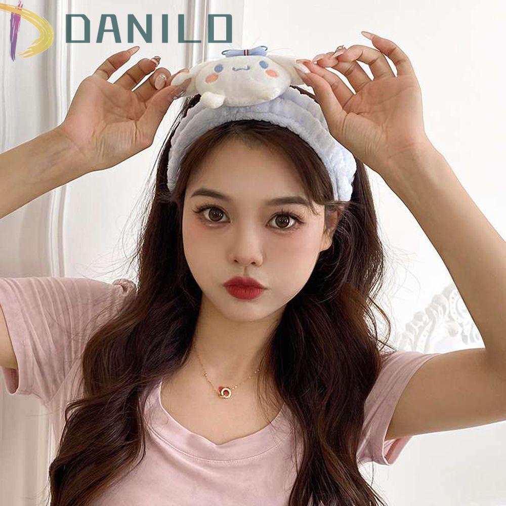 Danilo Băng Đô Cài Tóc Bằng Lông Cừu San Hô Mềm Mại Phong Cách Hàn Quốc Mymelody Kuromi Cinnamoroll