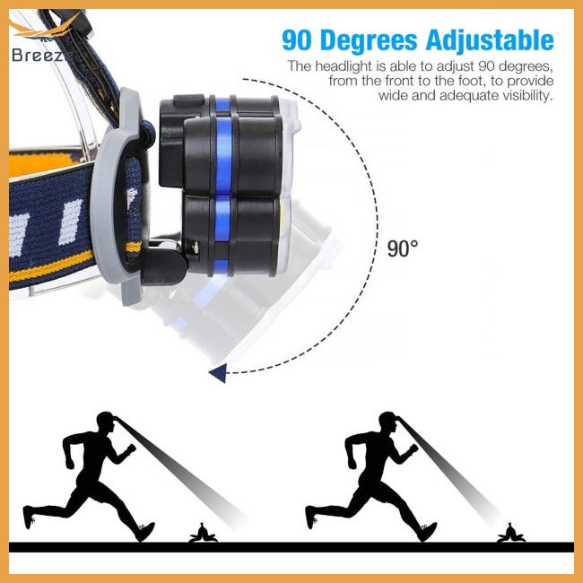 Đèn Pin Cầm Tay Độ Sáng Cao 8 Chế Độ 15000 Lumens Có Thể Sạc Lại