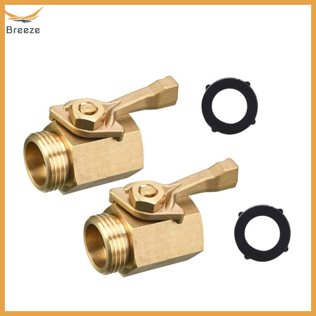 2 Van Điều Khiển Dòng Chảy Nước Bằng Đồng 3 / 4 "