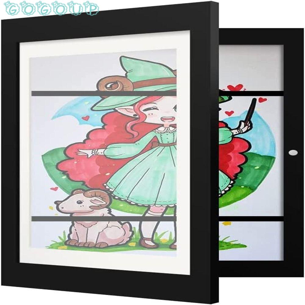 Gogoup Ví Đựng Giấy Tờ Vẽ Tranh Mở Trước Và Thay Đổi Được Cho Trẻ Em