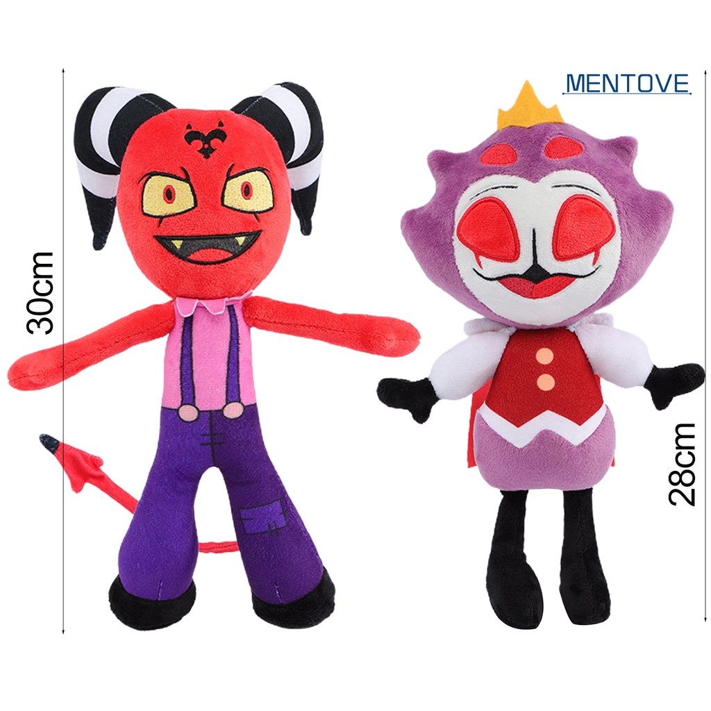 Búp Bê Nhồi Bông Hình Helluvaboss Hoạt Hình Kinh Dị 28 / 30cm Trang Trí Nhà Cửa