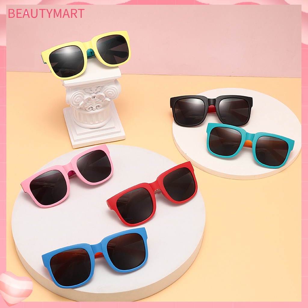 Kính Mát Phân Cực Mặt Vuông Chống Tia UV400 Thời Trang Cho Bé