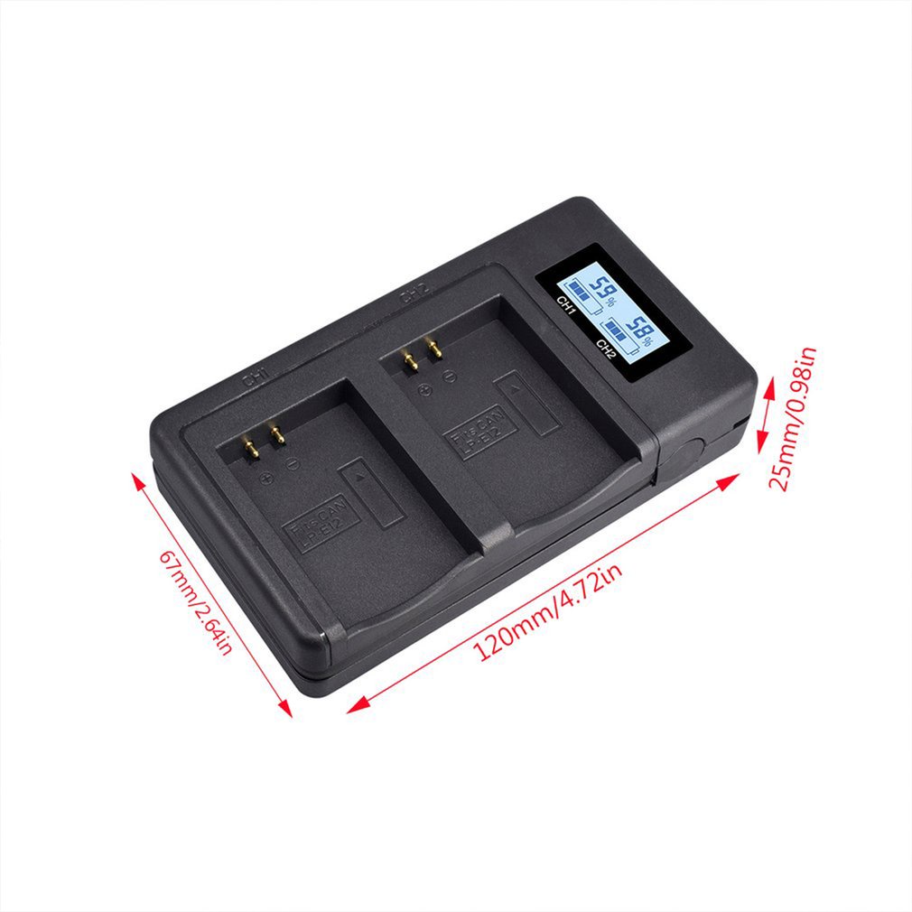 Lp-E12 Battery Digital Camera Charger For Canon Eos M10 M50 100D Micro Single [Q/14]