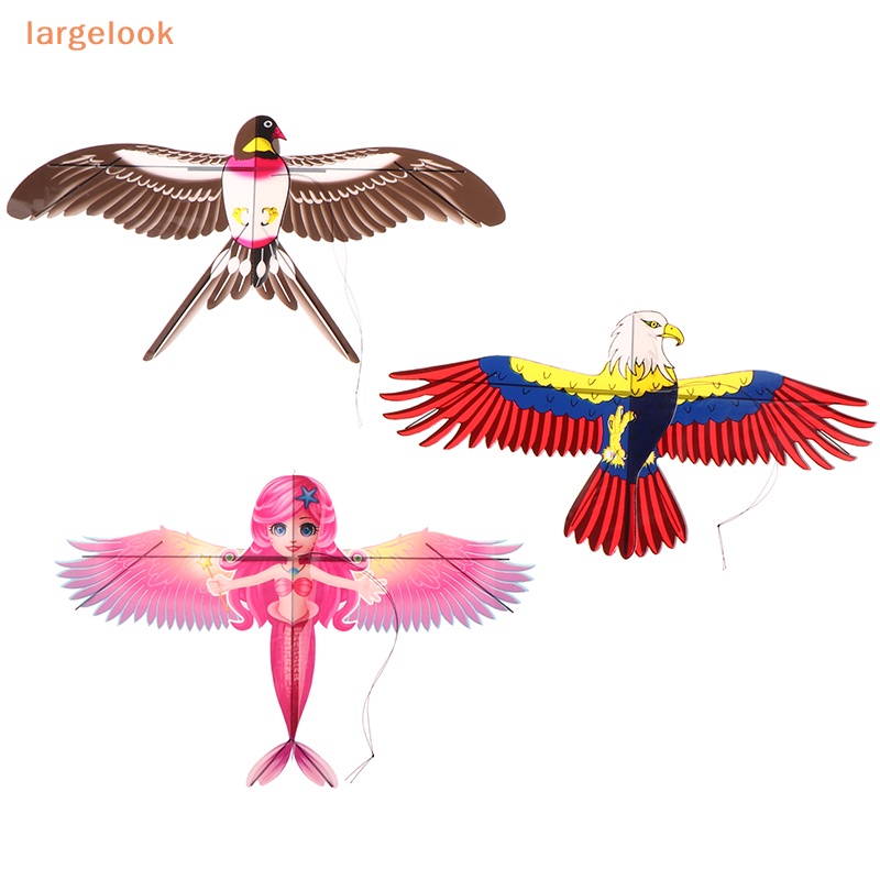 Diều Đồ Chơi Mini Bằng Nhựa Họa Tiết Hoạt Hình + Phanh Tay 40cm Cho Bé