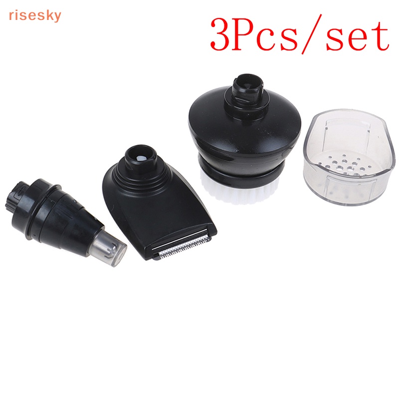 Bộ 3 Đầu Cắt Tỉa + Bàn Chải Làm Sạch + Tông Đơ Cạo Râu RQ11 RQ12