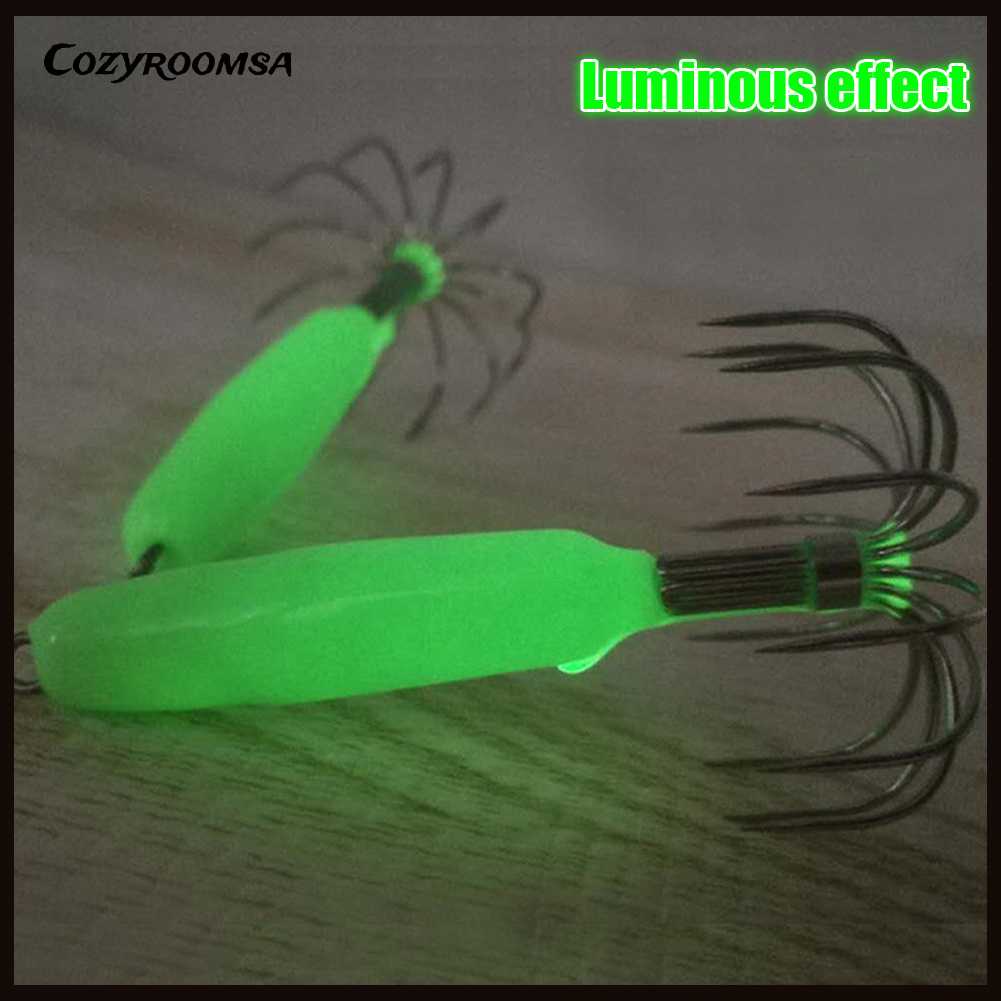 Bộ 12 Móc Câu Hình Con Mực Phát Quang