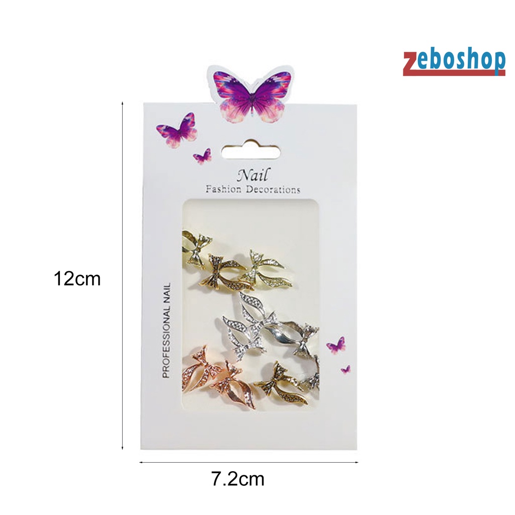 1 Túi Phụ Kiện Trang Trí Móng Tay Nghệ Thuật Nhiều Hình Dạng Không Phai Màu Bằng Hợp Kim AB Cực Quang Dành Cho Bạn Nữ