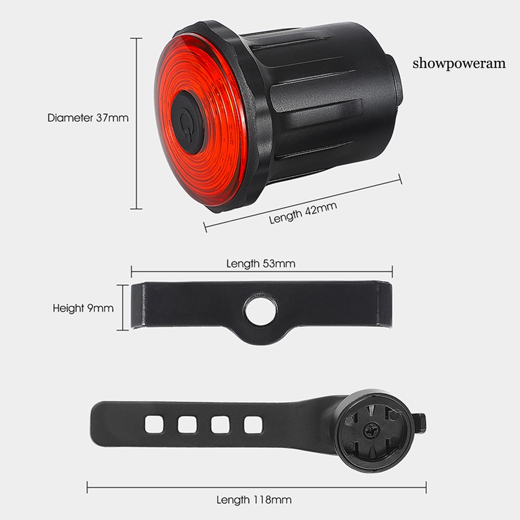 Đèn LED Đuôi Xe Đạp SP-IPX-6 12 Bóng Chống Nước