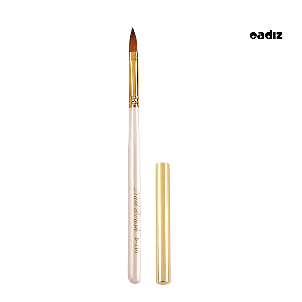 Bút Vẽ Móng Tay Nghệ Thuật Ngòi CADI Bằng Len Nylon Mềm Không Phai Màu Kèm Nắp Đậy DIY