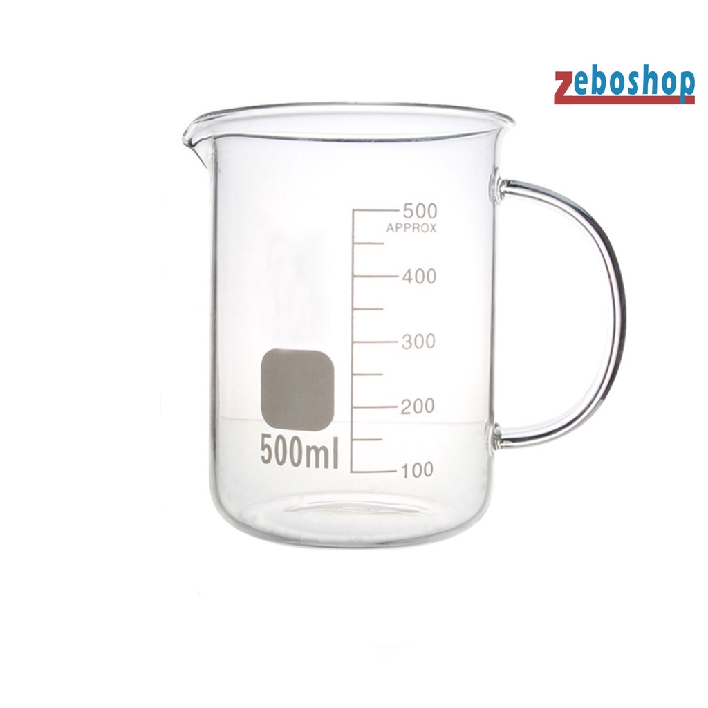 Cân Thủy Tinh Chịu Nhiệt Cao Dung Tích 50 / 100 / 250 / 500 / 1000ml