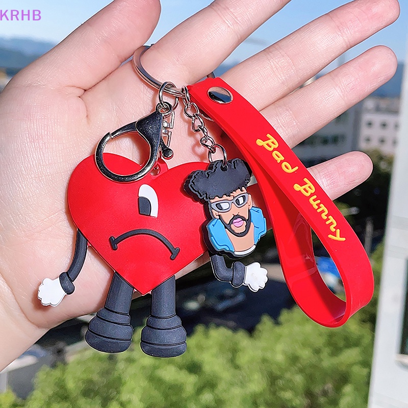 Móc Khóa Cao Su Mềm Hình Thỏ Đáng Yêu Mới