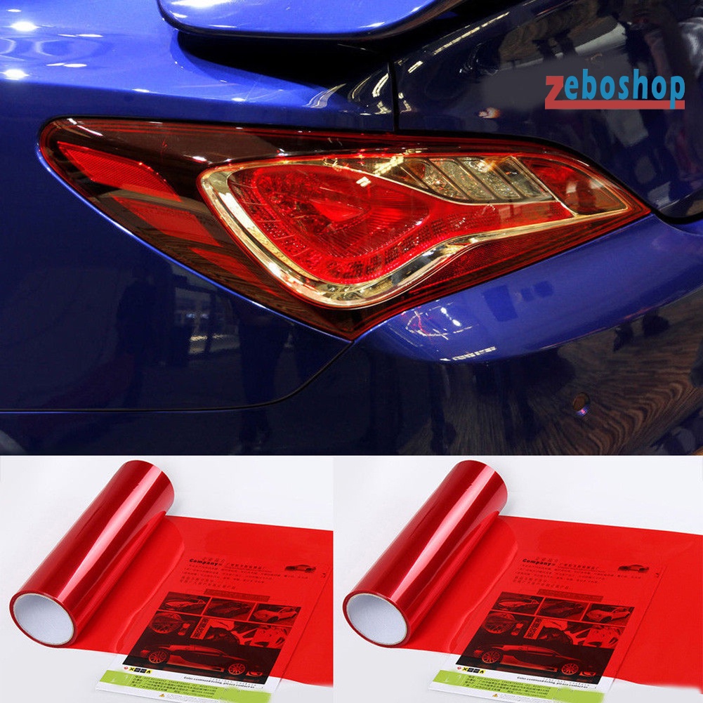 Tấm Phim Dán Trang Trí Đèn Pha / Đèn Hậu Xe Hơi Kích Thước 60cmx30cm