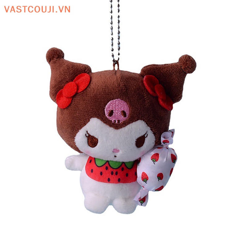 Móc Khóa Bông Xù Hình VASTJI Sanrio Kuromi My Melody Cinnamoroll Dễ Thương