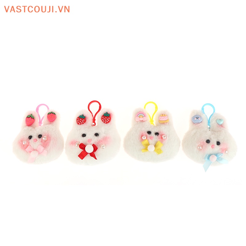 Móc Khóa Hình Thỏ Nhồi Bông Đáng Yêu