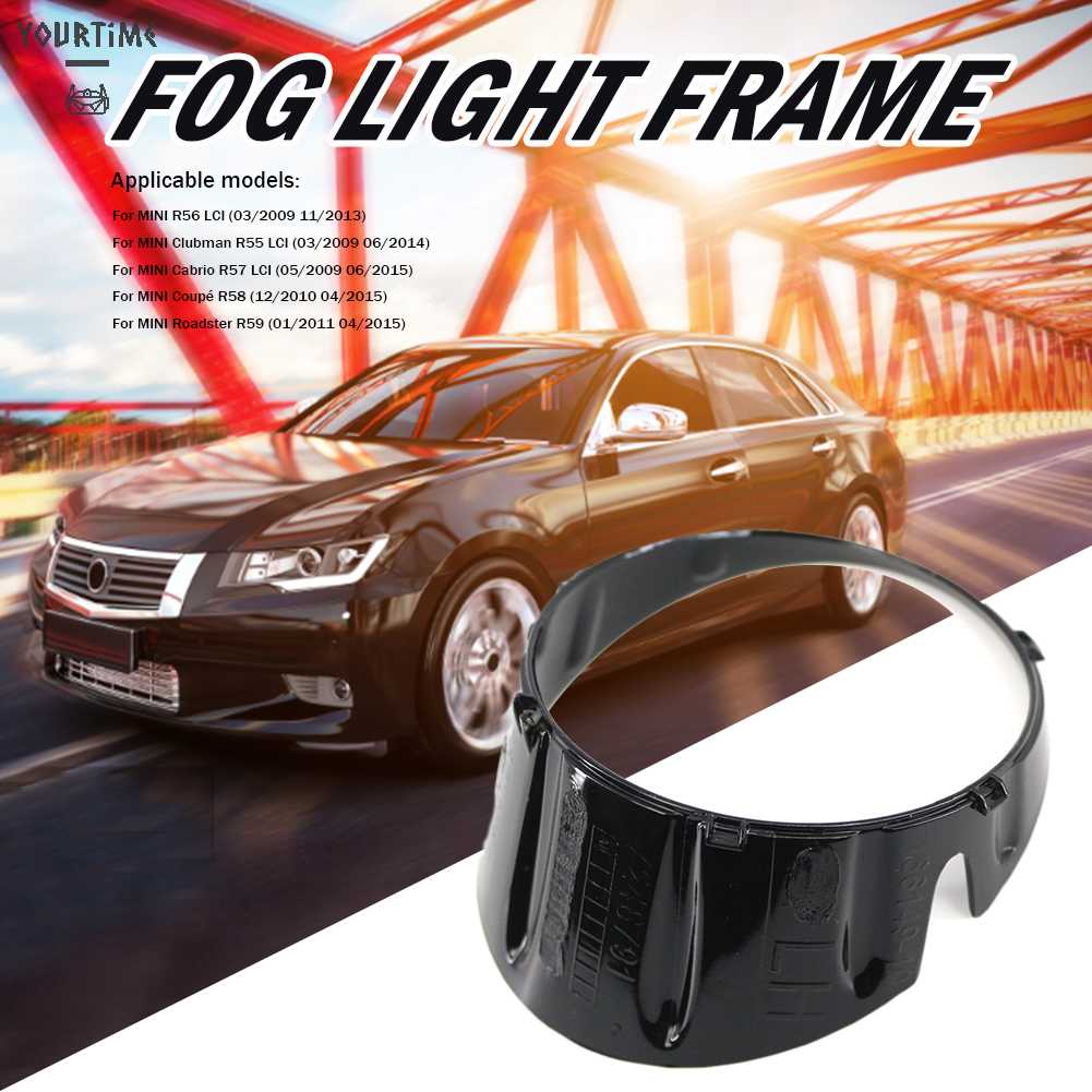 Ốp Đèn Sương Mù Cao Cấp Cho Xe Ô Tô MINI Clubman R55 LCI 03 / 2009-06 / 2014