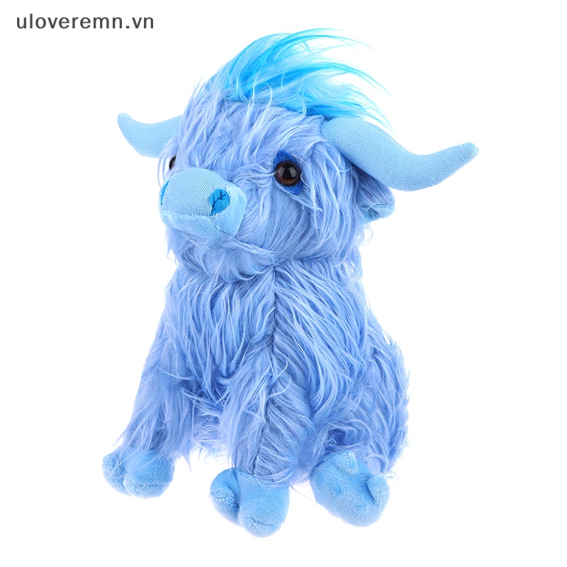 Búp Bê Nhồi Bông Hình Bò Cao 25cm Mềm Mại Trang Trí Nhà Cửa