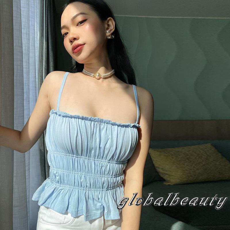 Áo Babydoll Hai Dây Mùa Hè Quyến Rũ Cho Nữ