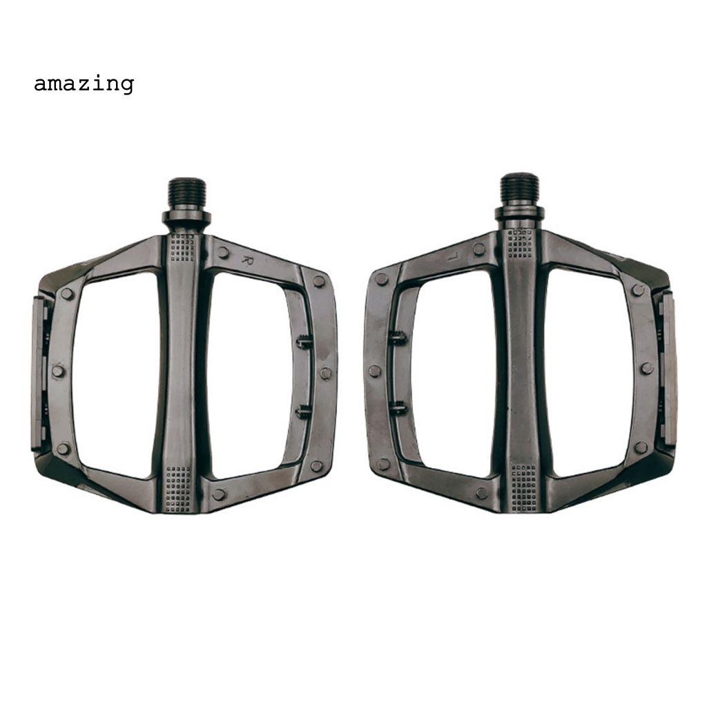 Bộ 2 Bàn Đạp Xe Đạp Hình Tam Giác Bằng Hợp Kim Nhôm Có Phản Quang