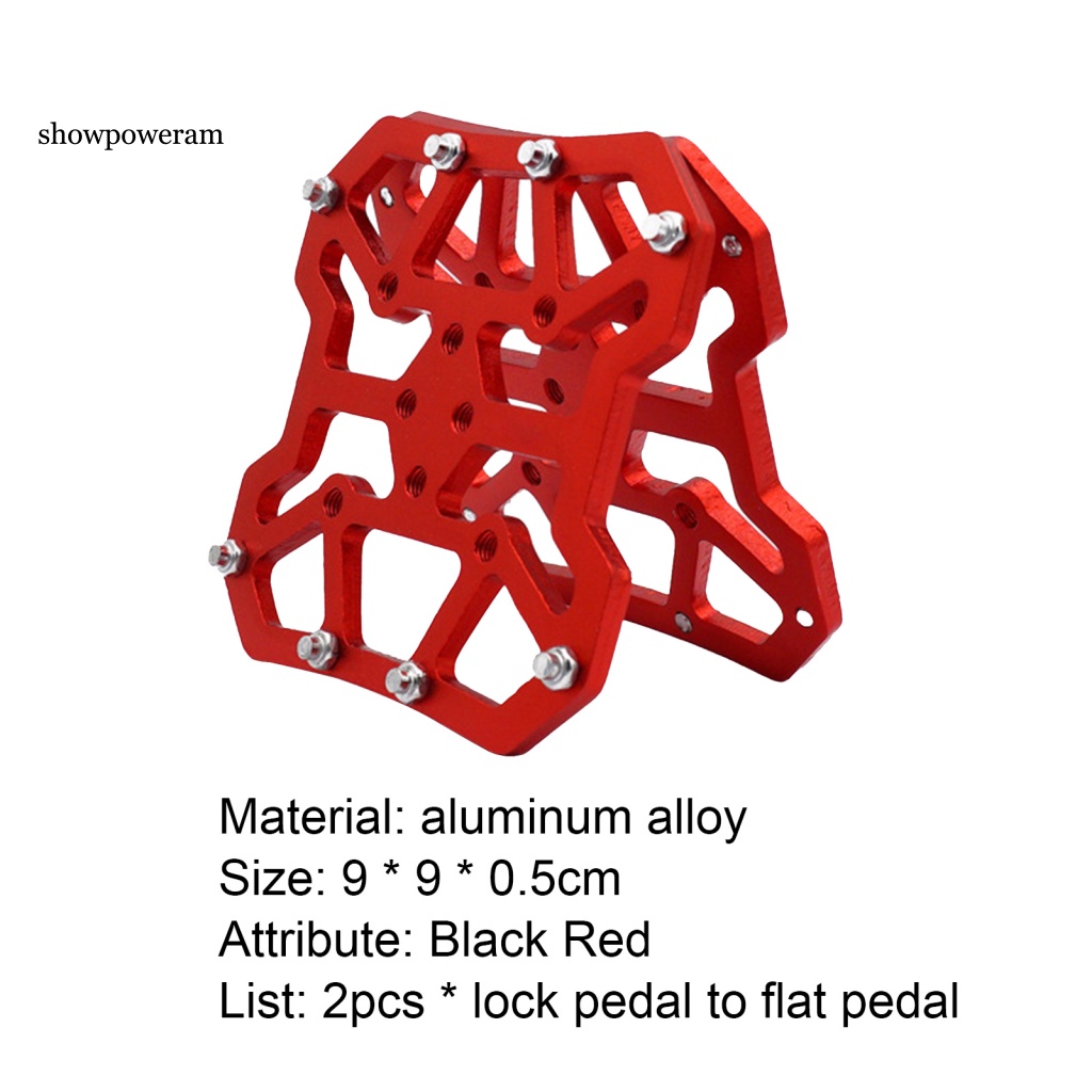 Set 2 Bàn Đạp Bằng Hợp Kim Nhôm Chống Mòn Thông Dụng Cho Xe Đạp Leo Núi