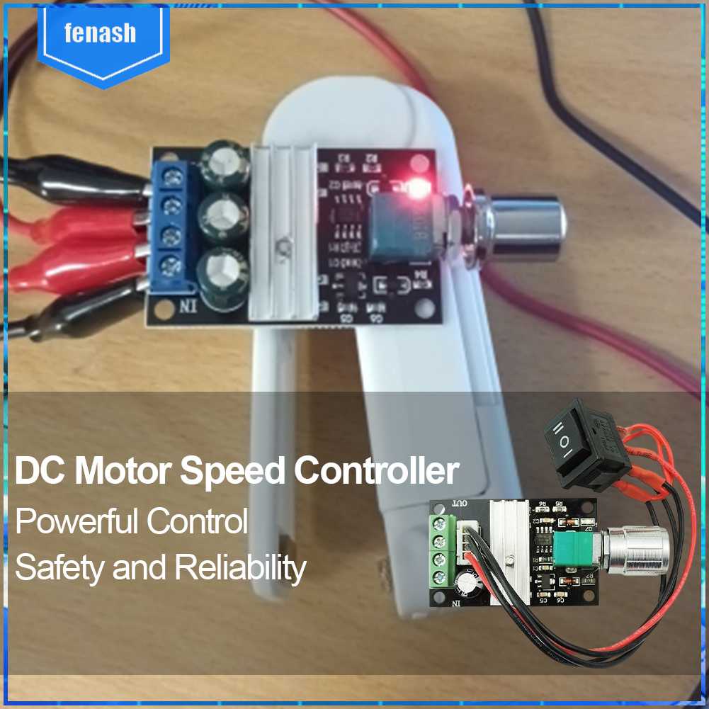 Bộ Điều Khiển Tốc Độ Động Cơ DC 6V 12V 24V 28V 3A PWM