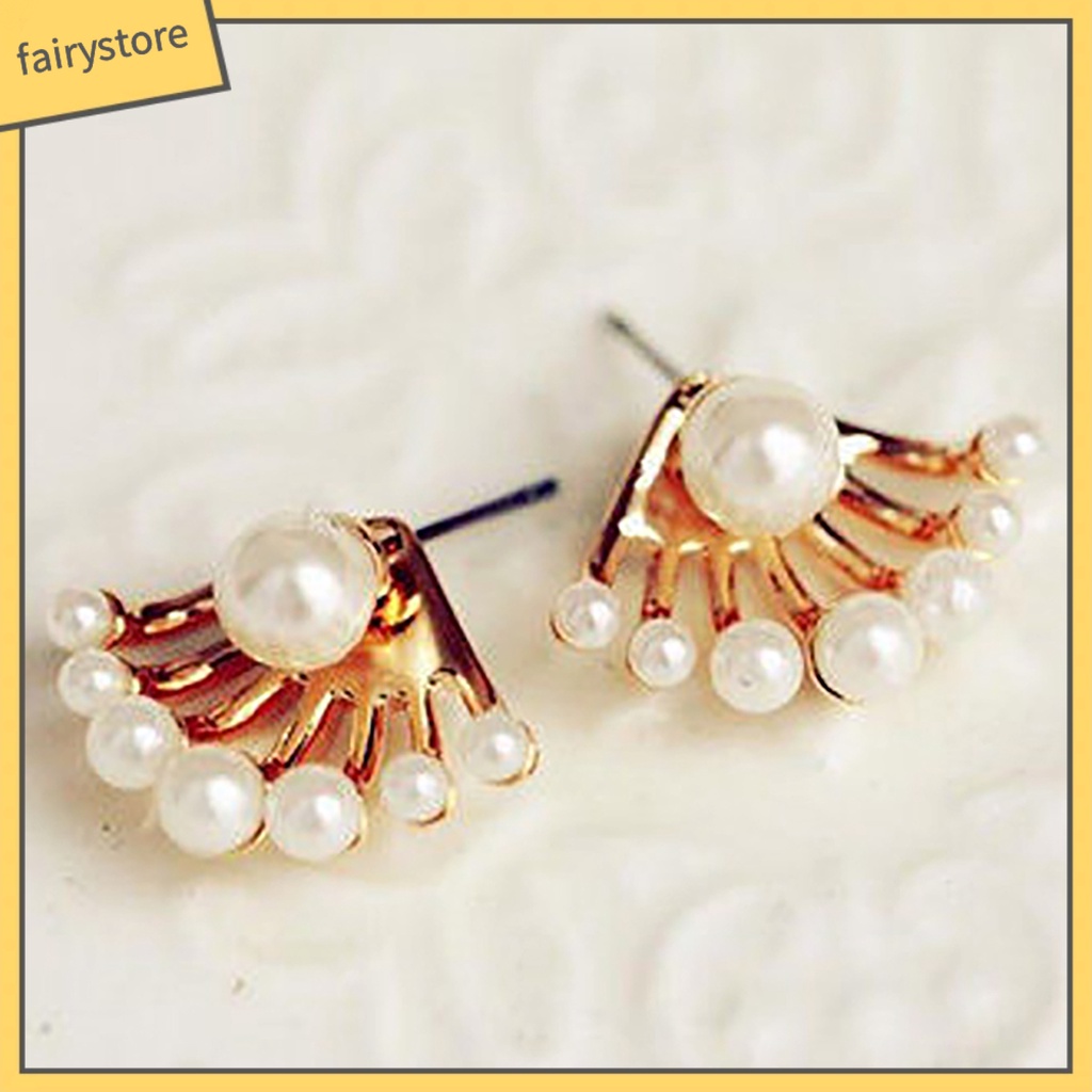 1 Đôi Khuyên Tai Hợp Kim Thoải Mái Thời Trang Cho Nữ