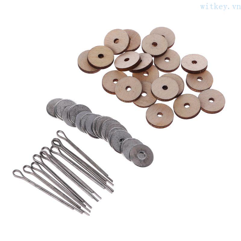 Set 10 Bộ Khớp Nối Bằng Gỗ Thủ Công Hình Gấu Teddy Dành Cho Trẻ Em