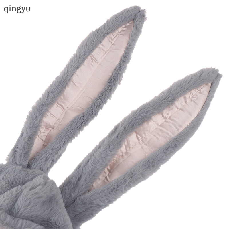 Mũ Tai Thỏ Bằng Vải Bông Giữ Ấm Tai Dễ Thương Dành Cho Bé Gái