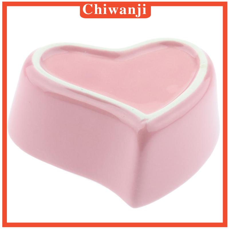 Set 2 Bát Đựng Thức Ăn Màu Trắng Dành Cho Chuột Hamster / Thỏ