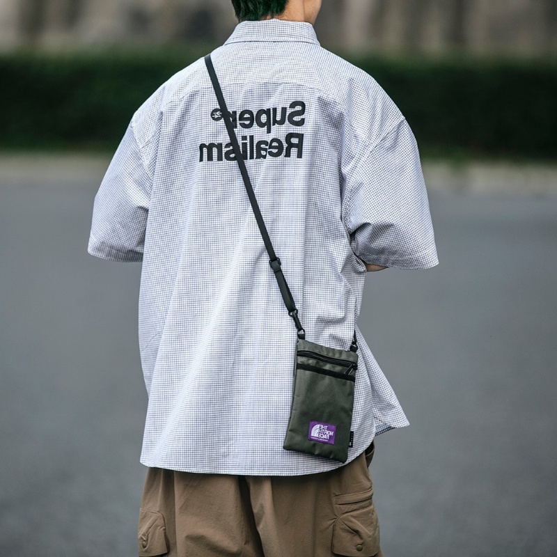 Áo Sơ Mi Nam Tay Ngắn Họa Tiết Retro Phong Cách Nhật Bản