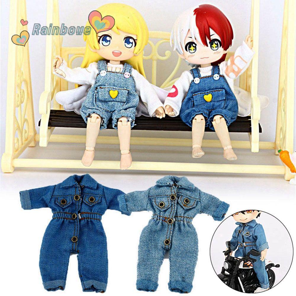 Bộ Quần Áo Denim Thời Trang Cho Búp Bê 1 / 11 Ob11 Tỉ Lệ 1 / 12