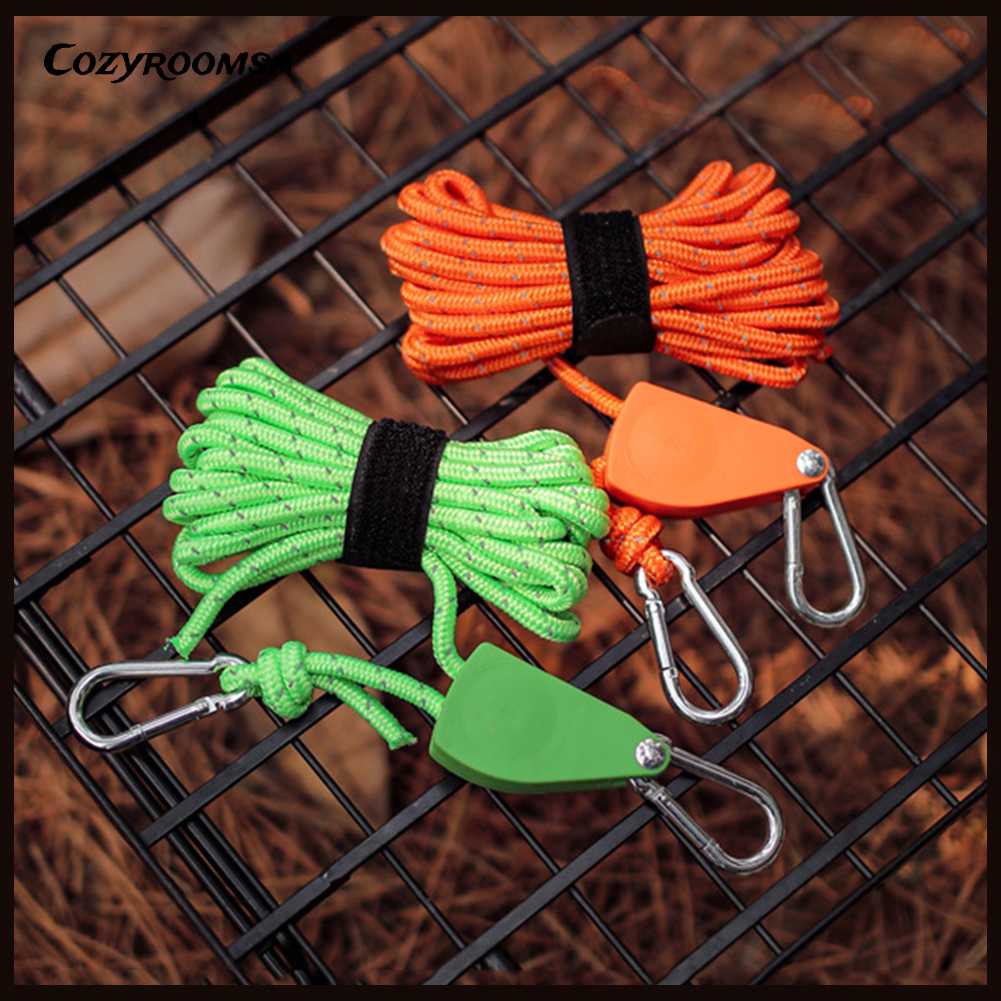 Set 2 Dây Thừng Đinh Tán 4mm 4m Cho Hoạt Động Ngoài Trời