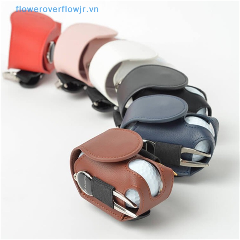 Túi Đeo Hông Mini Bằng Da PU Để Đựng Bóng Golf Tiện Dụng