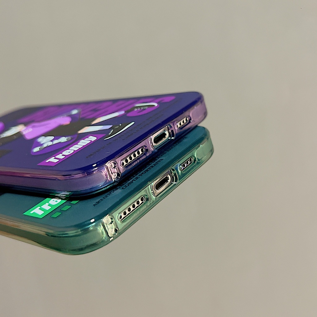 Ốp Điện Thoại tpu Mềm Chống Sốc Hai Mặt Nhám Cho iPhone 11 13 12 14 Pro Max