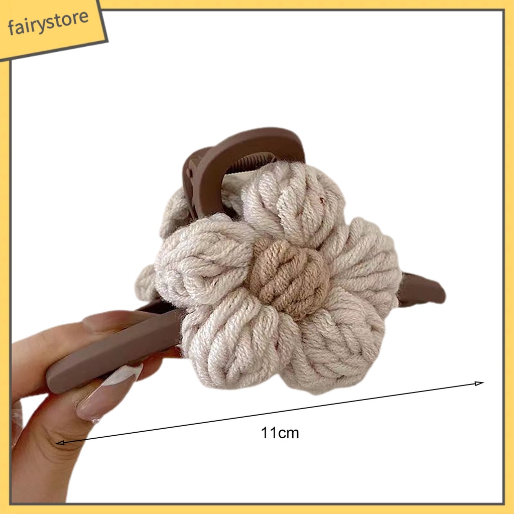 Kẹp Tóc Càng Cua Cố Định Tóc Đuôi Ngựa Mạnh Chống Trượt Màu Sắc Tương Phản