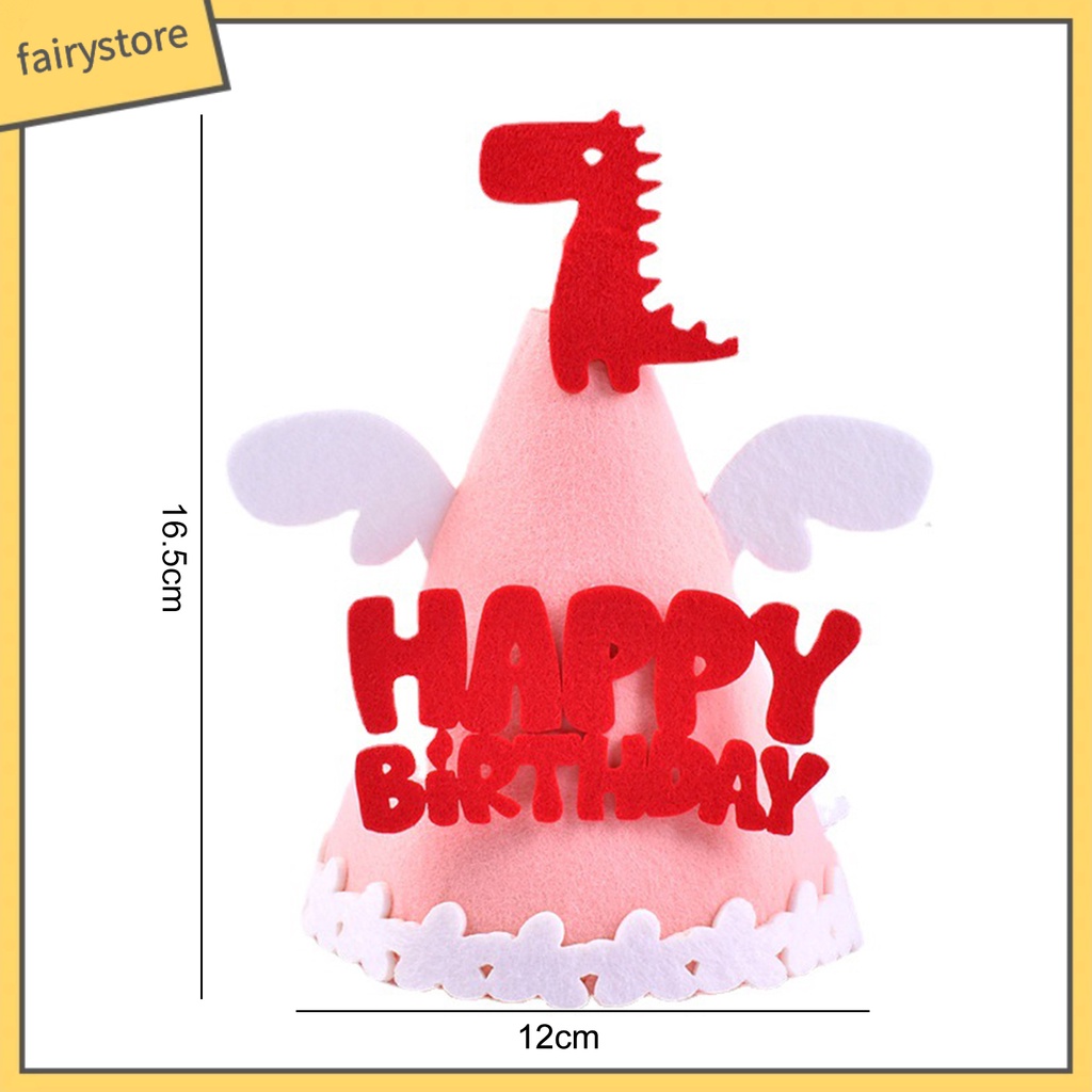 Mũ Sinh Nhật Bằng Vải Nỉ Màu Sắc Tươi Sáng Không Biến Dạng Cho Người Lớn Và Trẻ Em