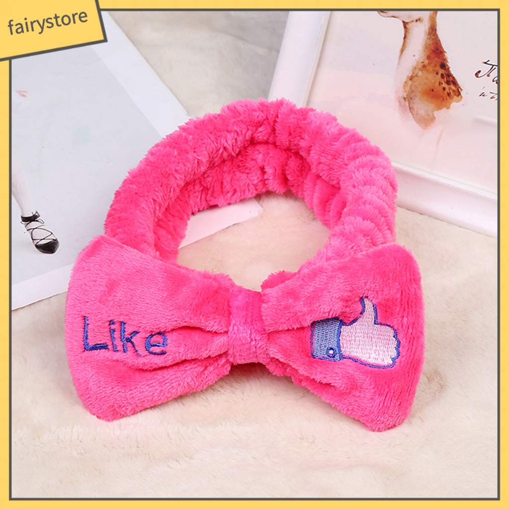 Băng Đô Vải Flannel Mềm Co Giãn Chống Rách Dùng Trang Điểm Cho Nữ