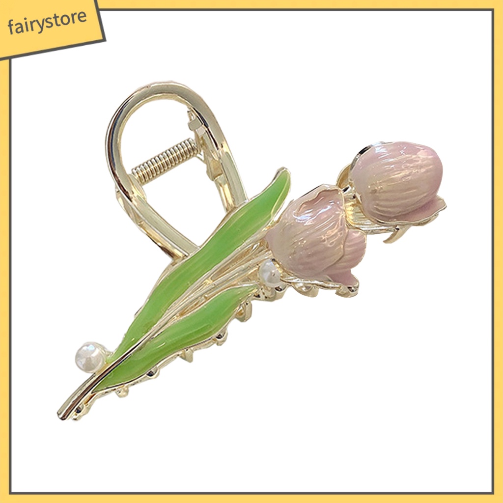 Kẹp Tóc Càng Cua Mạ Vàng Bóng Nhiều Màu Sắc Tạo Kiểu Tóc Chống Trượt Kích Thước Lớn Dành Cho Bạn Nữ