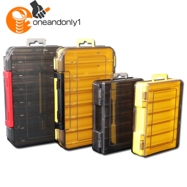 Hộp Đựng Mồi Câu Cá Bằng Nhựa Hai Mặt 12 14