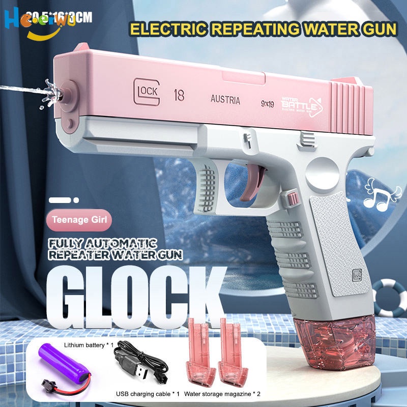 Haoerwu Đồ Chơi Lấy Nước Tự Động Màu Đen Vui Nhộn